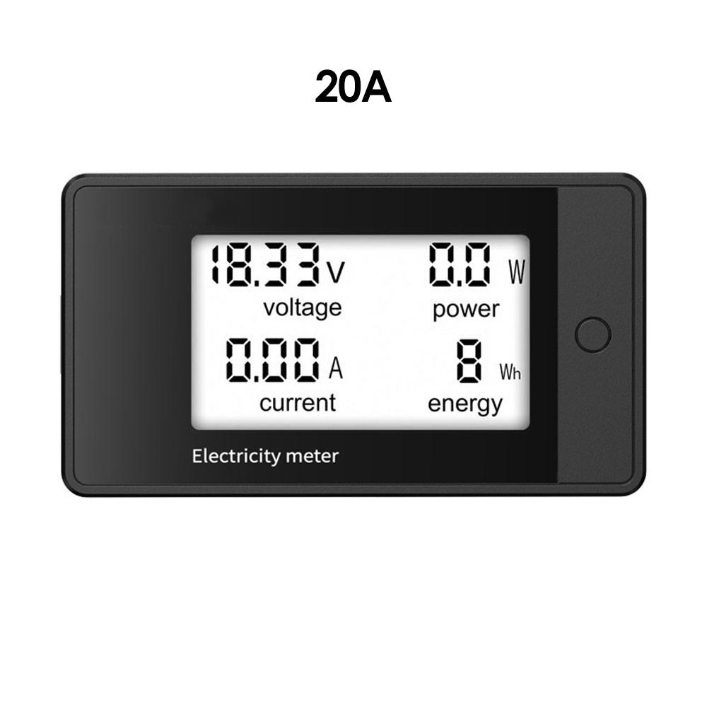 20A/50A/100A/200A Digital Meter DC8-100V Voltmeter Ammeter LCD 4-in-1 DC Voltage Current Power Energy Detector Amperimetro Shunt
