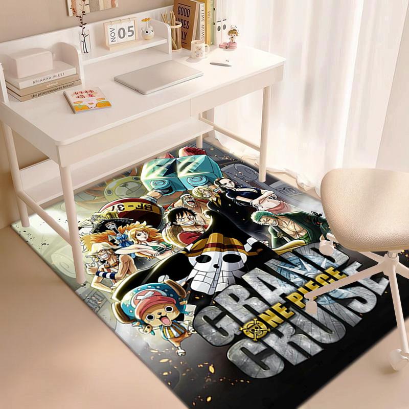 В главных ролях японский мультфильм ONE PIECE Манки Д. Ковер Luffy подходит для гостиной и спальни, коврики для прихожей, офиса, балкона, декоративный ковер V20