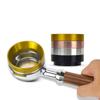Aluminum Coffee Tamper 51 54 58 Mm Dosing Ring Brewing Bowl Barista Coffee Powder Tools Espresso Coffee Filter Tamper Funnel