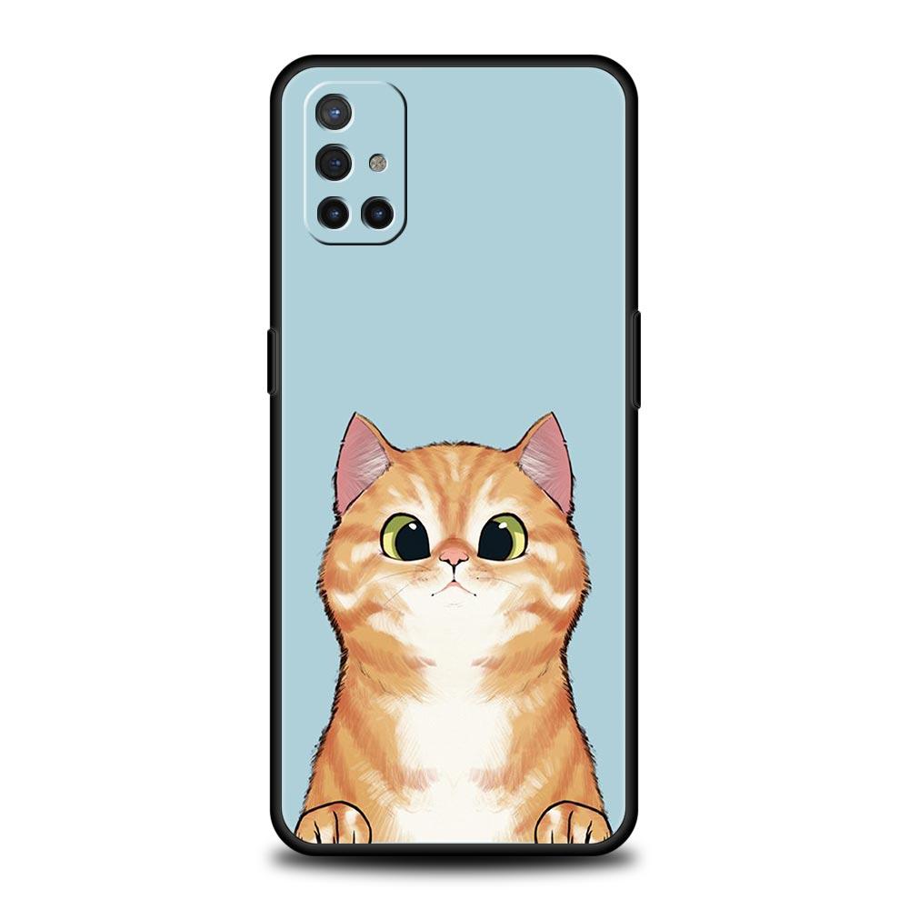 Чехол для телефона с милым котенком, мультяшный, для OnePlus 10 9 Pro 9T 10R 9R 9RT 8T 8 7 6T 7T Nord 2T CE 2 5G N200 N10 N100, мягкий чехол