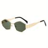 Unisex Polygonal Fashion Glasses Suitable for Outdoor and Daily Wear Adjustable Design Trendy Glasses