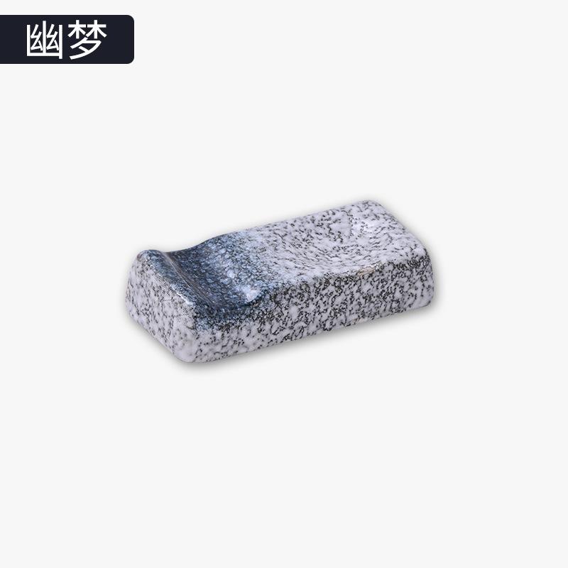 Japanese Tableware Ceramic Chopsticks Holder Household Chopsticks Holder Kiln Spoon Ceramic Table Decorative Chopsticks Pillow