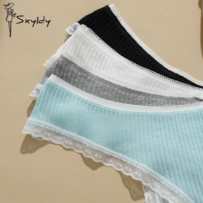 Women's Sexy Cotton Thongs Panties Female Seamless Underpants Sports Lingerie Breathable Low Waist G-string