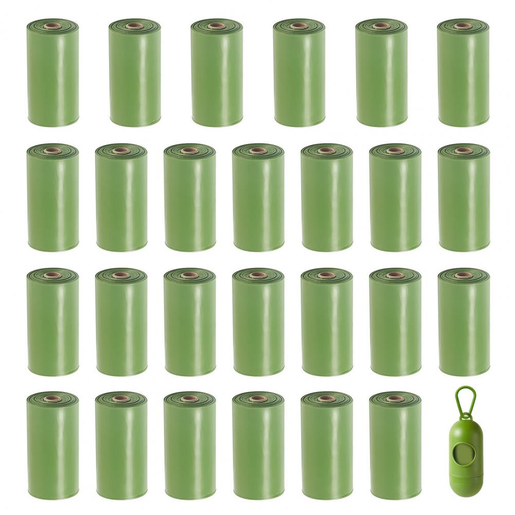 Мешки для собачьих какашек Прочные герметичные мешки для собачьих какашек с ароматом для домашних животных 180 шт. 12 рулонов / 390 шт. 26 рулонов Прочные для кошек