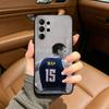 Мягкий силиконовый чехол N-Nikola- Jokic 15 MVP для Samsung S25, S24, S21, S22, S23, S30, Ultra, S20, Plus, FE, Lite-Черный