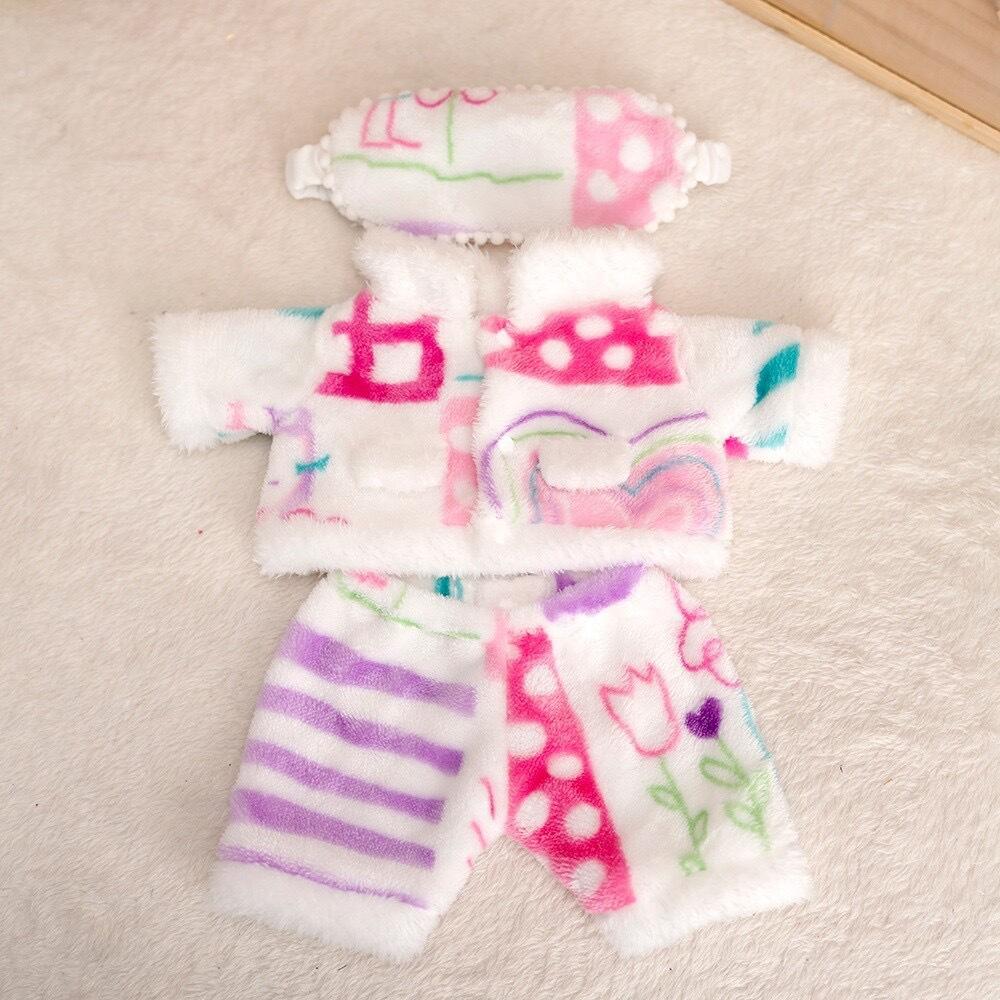 [Cloth Only]S Size M Size Lina Bell Doll Clothes  Winter & Autumn Soft & Fluffy Bunny Fleece Coat, Plush Pajamas 40CM Doll Cloth