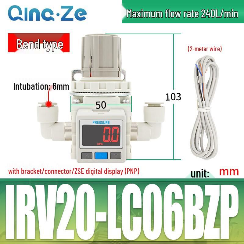IRV Vacuum C06: Negative Pressure C08 Valve, LC10 Regulating Valve, 20 Limit Valve, BG Pressure Stabilizer