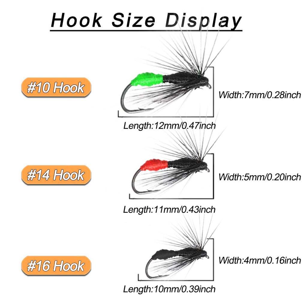 25 шт./кор. нахлыстом, наживка для насекомых, искусственная нахлыстовая форель, приманки для рыбалки, бионическая приманка ручной работы для муравьев