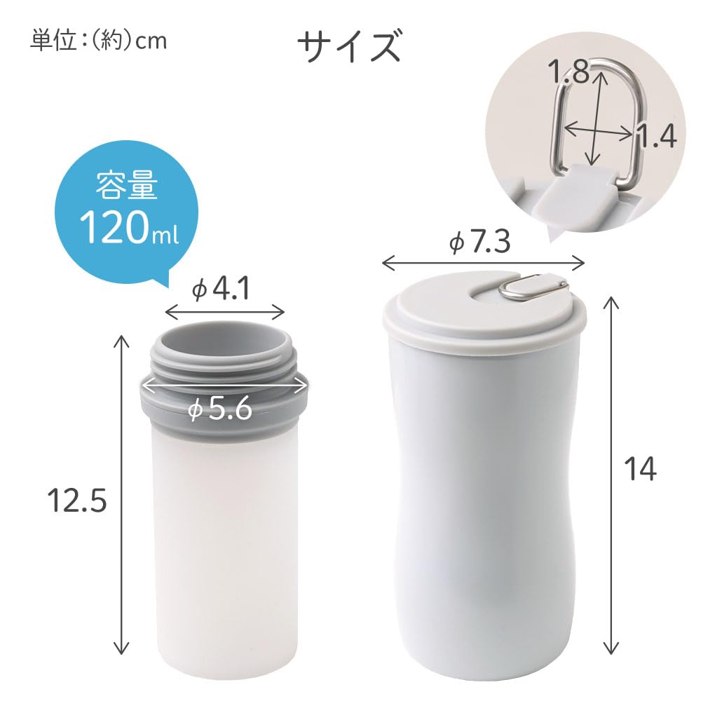 Seathestars Portable Ice Vacuum Keeps Neck Ice Thermos-Style Pack, Compact, Insulated, Cold, Pack, Long-Lasting Cooling, 0.12L