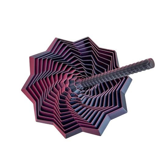 Расширенная сенсорная фиджет-звезда, напечатанная на 3D-принтере вращающаяся башня, фиджет-игрушка, гибкая спиральная звезда с ручкой для снятия стресса, аксессуар для офисного стола