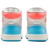 Jordan Air Jordan 1 Support Mid top Винтажные Баскетбольные Кроссовки Женские Бело-Синие IM7420-133