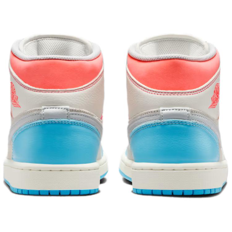 Jordan Air Jordan 1 Support Mid top Винтажные Баскетбольные Кроссовки Женские Бело-Синие IM7420-133