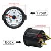 52mm Car Gauge Blue Backlight Voltage Water Oil Temp Turbo Boost Gauge Turbin -30~30 PSI -1~2 Bar Instrument Meter Oil Pressure