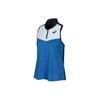Спортивный жилет без рукавов с цветными блоками и воротником-стойкой, женские топы, синий, темно-синий 2042A249-410