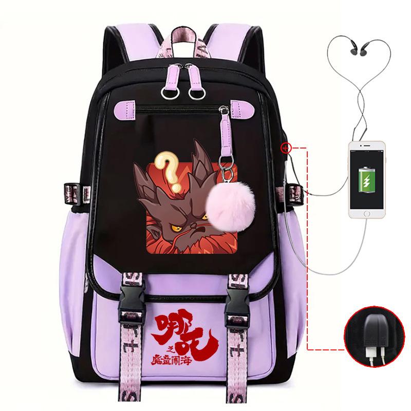 Мультфильм Shengong Leopard Shiji Императрица Школьный рюкзак для начальной и средней школы Большой вместимости Кампусный Универсальный Рюкзак для отдыха