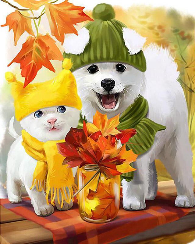 Полный квадратный круглый 5D DIY Алмазная вышивка Цветок Религиозная фигура Алмазная картина Собака Животное Алмазная мозаика Изображение Rhinestone Wall Art