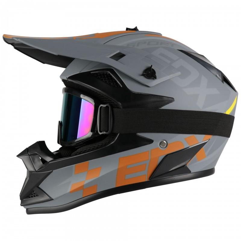 Off-Road Motorcycle Helmet ABS Full Face Dirt Bike DOT Certified Adult Riders