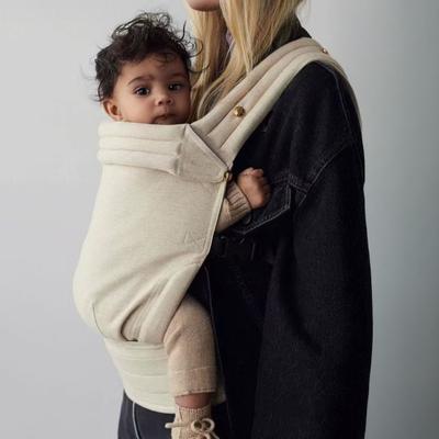 Слинг-кенгуру с поясным стульчиком, смесь льна и хлопка, ремень для кормления, 7-45 фунтов, регулируемый, ношение спереди и сзади, корзина для коляски, аксессуары
