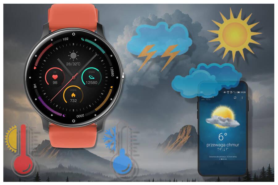 Smartwatch Unisex Gravity Gt1-3 Pro - Rozmowy Bluetooth, Dodatkowy Pasek (Sg027C)