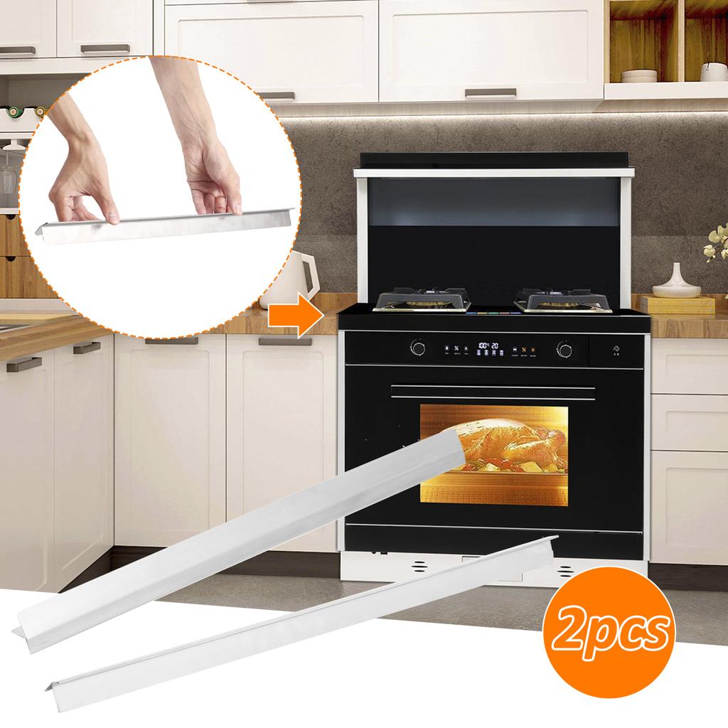 2 крышки зазора печи нержавеющей стали пакета 22,04 дюйма, наполнитель печи между столешницей и плитой