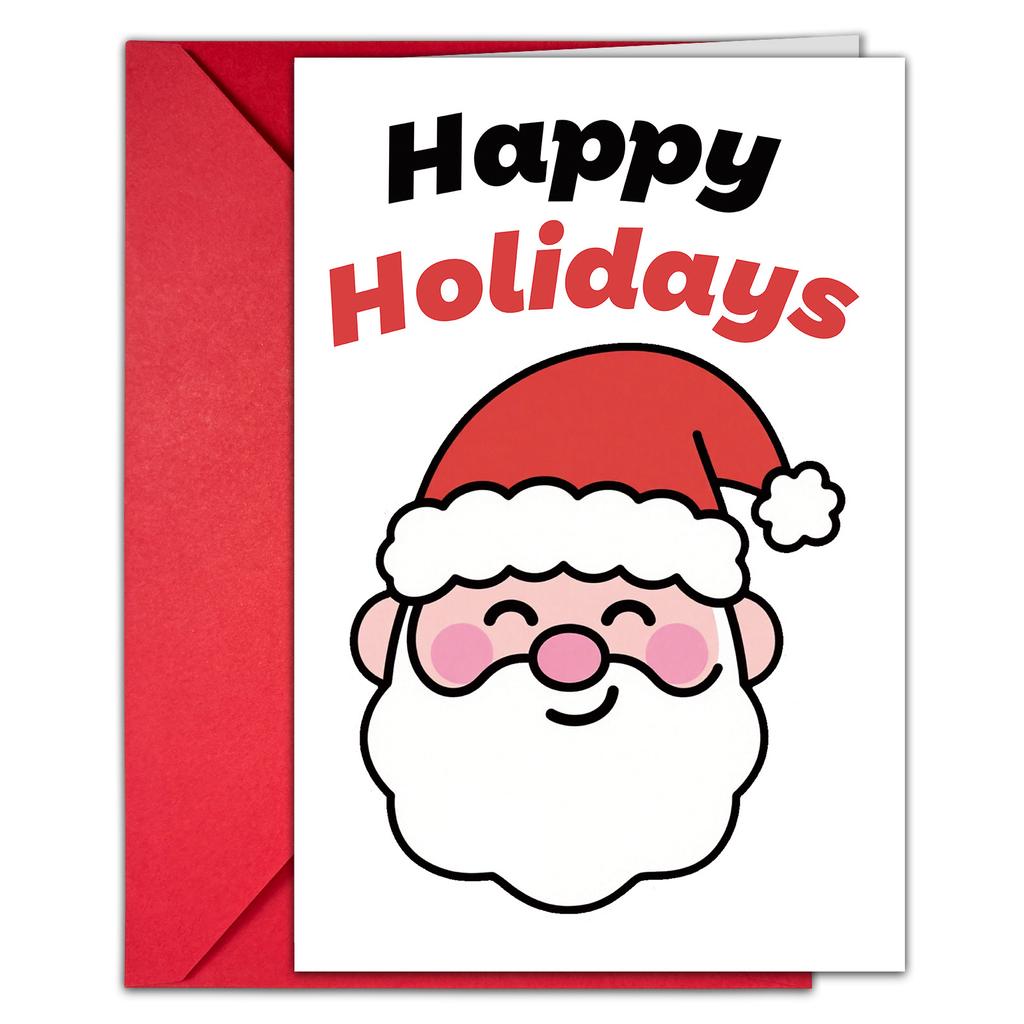 10 Cartoon Christmas Greeting Card Envelopes Set With A Variety Of Creative Christmas Greeting Cards