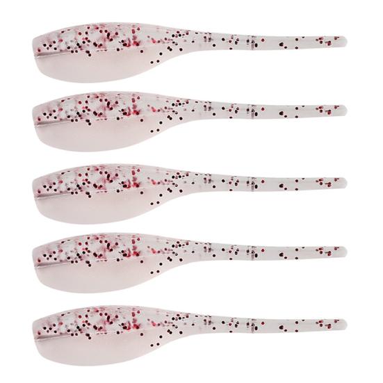 5 шт./набор 5 см/1 г мягкая приманка в виде головастика реалистичная бионическая цветная приманка в виде головастика искусственная приманка в виде головастика пресноводная соленая вода змееголов окунь