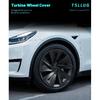 4PCS for New Model Y 2025-2026 Juniper 19in Turbine Style Hubcap Rim Cover Accessories Hub Cap Automobile Wheel Cap for Tesla