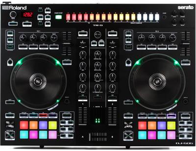 Roland DJ Serato DJ Микрофон DJ Микшер DJ-505 2-канальный/4-дековый контроллер, Совместимый, Звук TR-909/TR-808/TR-707/TR-606, Вход,