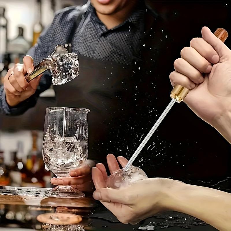 1PC Stainless Steel Ice Hammer with Non-slip Wooden Handle | Ideal for Breaking Ice Cubes in Kitchens and Camping, 304 Stainless Steel