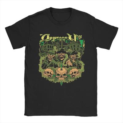 Футболка Cypress-Hills Летняя Хлопковые Футболки Для Мужчин Хип-Хоп Узор Футболка С Коротким Рукавом Эстетичные Футболки