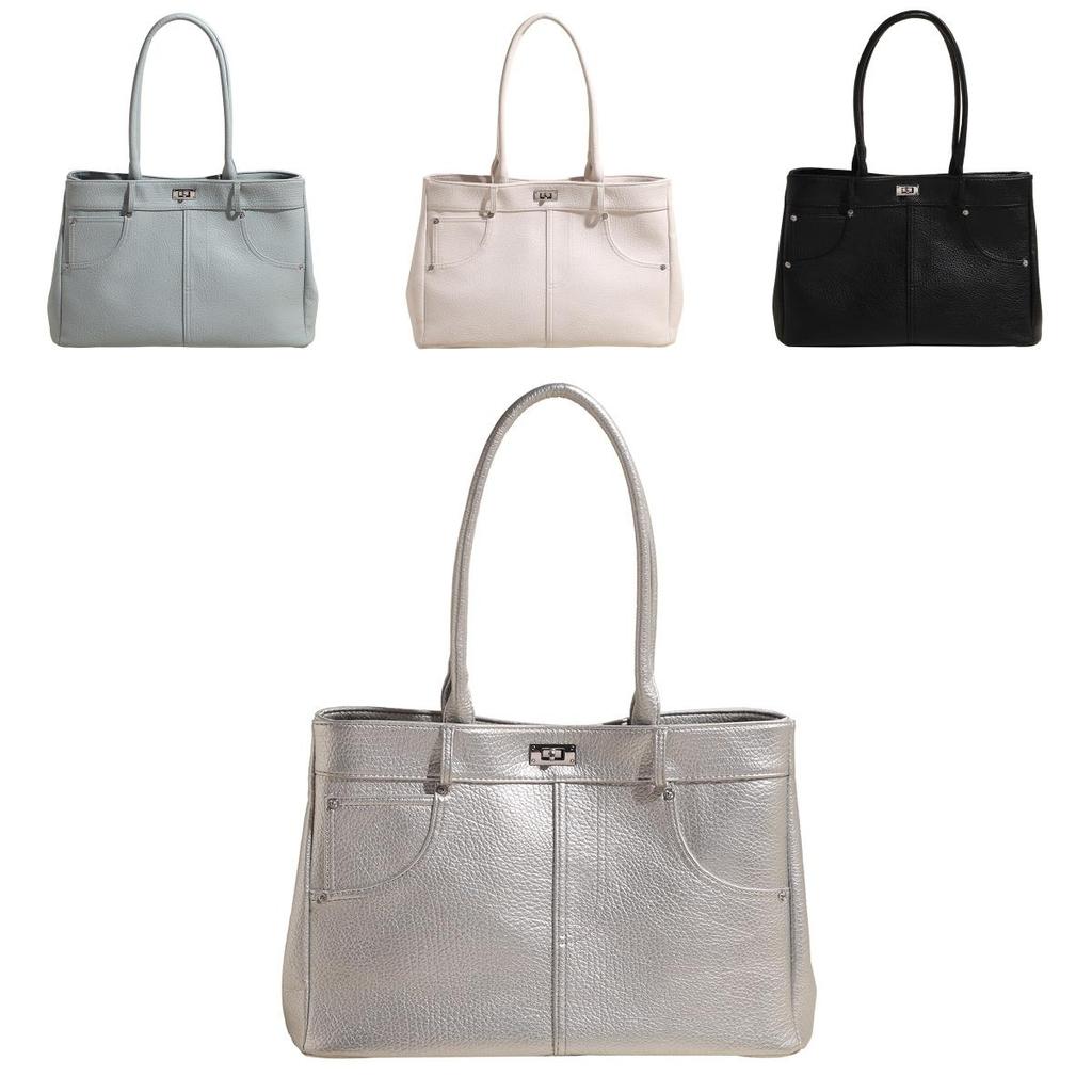 Style Large Shoulder Bag With Top Handle For Casual Outings