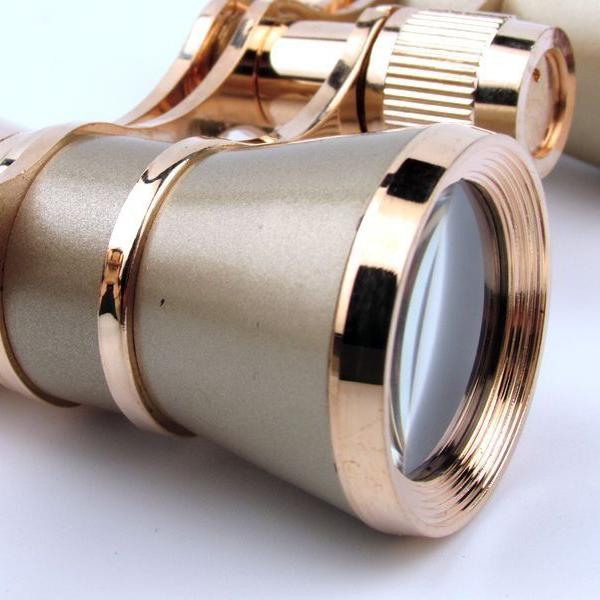 Британский ретро-театральный зеркальце с ручкой HD портативный карманный металлический бинокль дамский специальный концертный телескоп