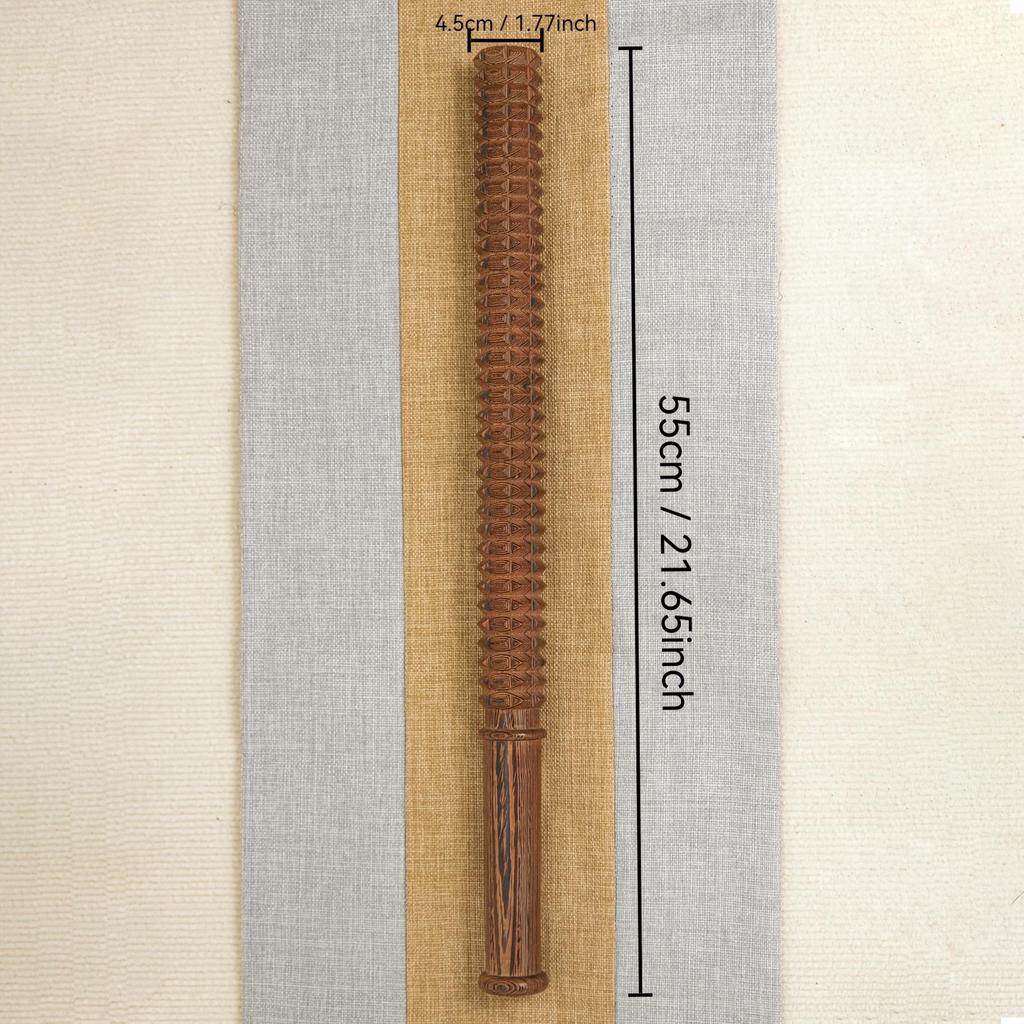 Портативная прочная деревянная массажная палка из твердого материала - инструмент для фитнеса и релаксации