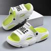 Fashion Summer Men's Slippers Anti-Slip Beach Sports Casual Shoes Trendy Thick Bottomed Adult Footwear 2025 New Indoor Bathroom Slippers