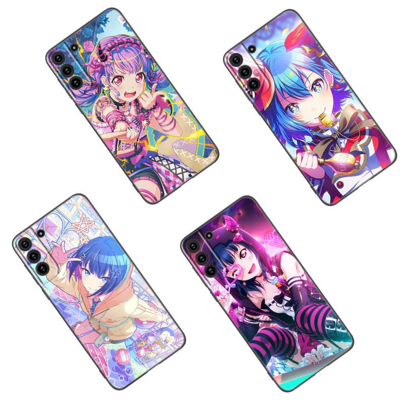 Game Project Sekai Black Silicone Phone Case For Samsung Galaxy S23 S21 S20 FE S24 S22 Ultra S10E S10 S9 S8 Plus