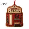 Graduation Money Gift Box Acrylic Butterfly Cash Ornament, Christmas Halloween Holder with Clear Holiday Clip for Storage Compartment, Hanging