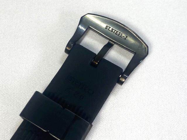R028011M0 SEIKO Prospex 20-мм силиконовый ремешок Черный и via (для SBDC095/ 6R35-00D0 другие) (Доставка Nekoposu)