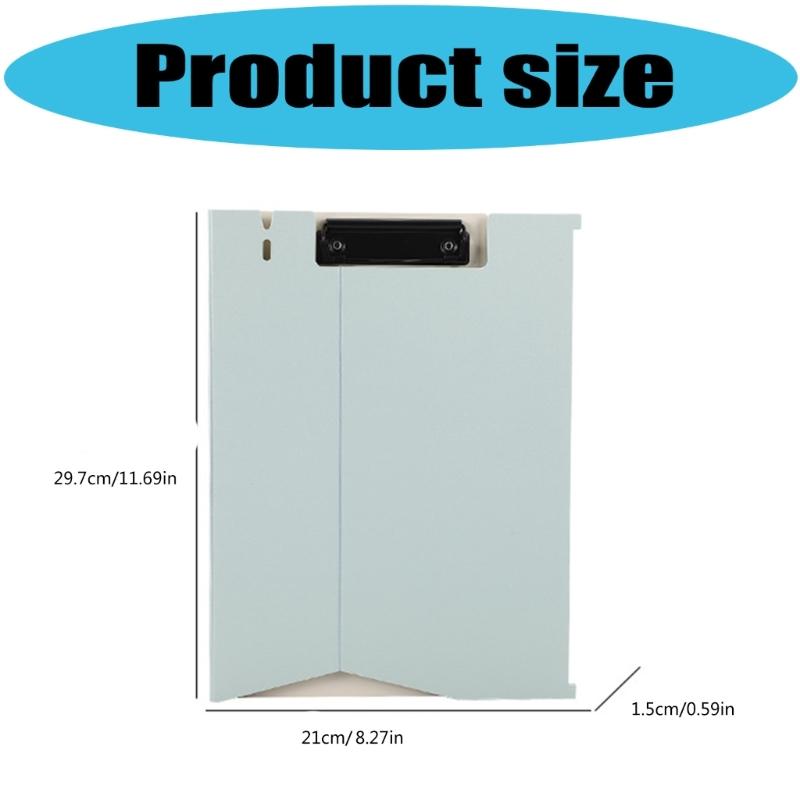 Standing up Clipboard Adjustable Angles Foldable Clipboard Writing Pad Document Organiser For Music Score File Storage