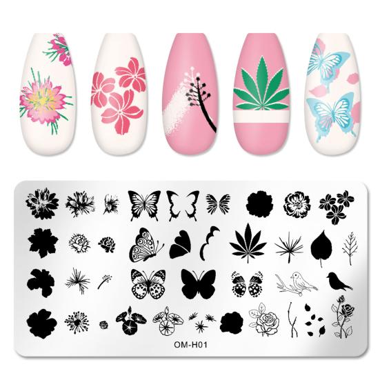Nail Stamping Plates Cost-effective Precise Position Nail Tools Nail Art Stamping Plates