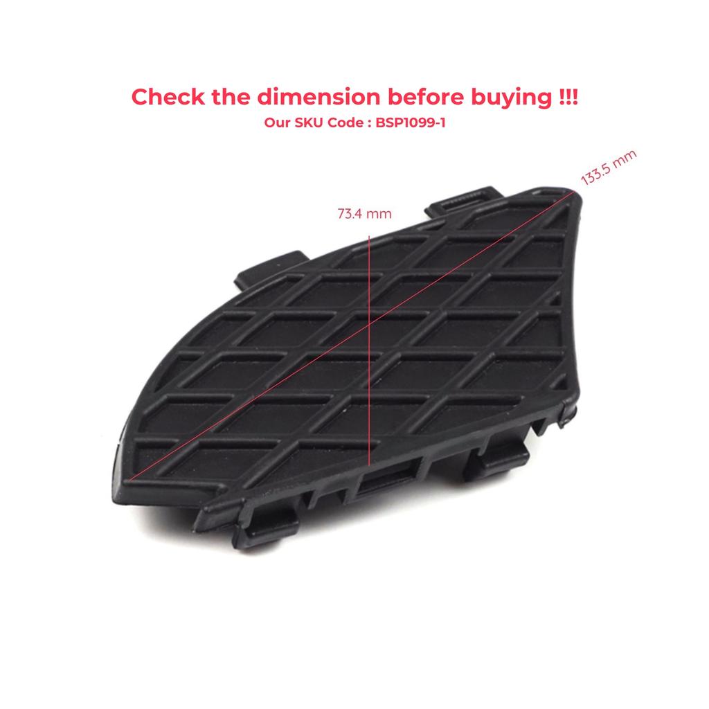 BSP1099-1 Соединение переднего бампера Нижняя решетка Противотуманная фара Крышка левая A2108850153 для Mercedes E Class W210 E320 E430 E55 AMG 1999-03