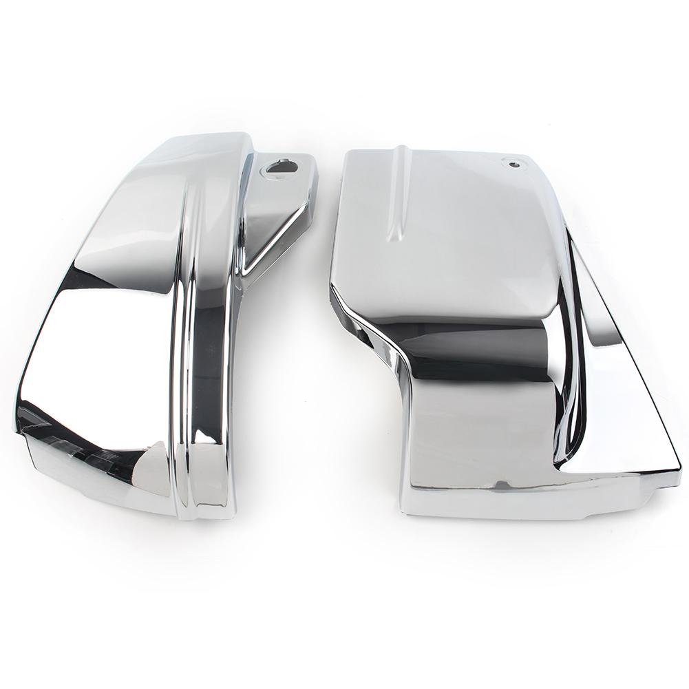 1 пара мотоциклетных АБС-пластиков, защитная боковая крышка аккумулятора для Yamaha V Star 650 DragStar 650 XVS650 XVS650A, глянцевая