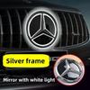 Car Sticker Hot 2026 For Benz Car Front Grill Logo Light mirror face LED Badge Emblem Luminous Decorative Light For Mercedes Ben