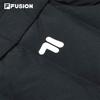 Fila Fusion Однотонный жилет пуховый без рукавов на молнии с воротником-стойкой Женский жилет Черный T11W346901F-BK