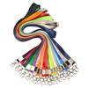 1pc Nylon Keys ID Holders Lanyard Office Name Badges Strap Strap for Staff Teachers Nurse Work Card Lanyards Pass Card Strap