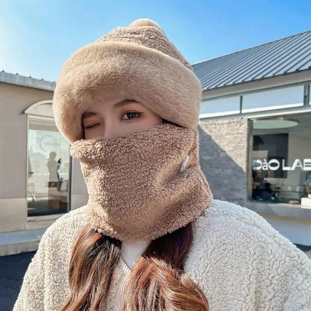 Winter cold protection daily poggle cute drop neck warmer hat