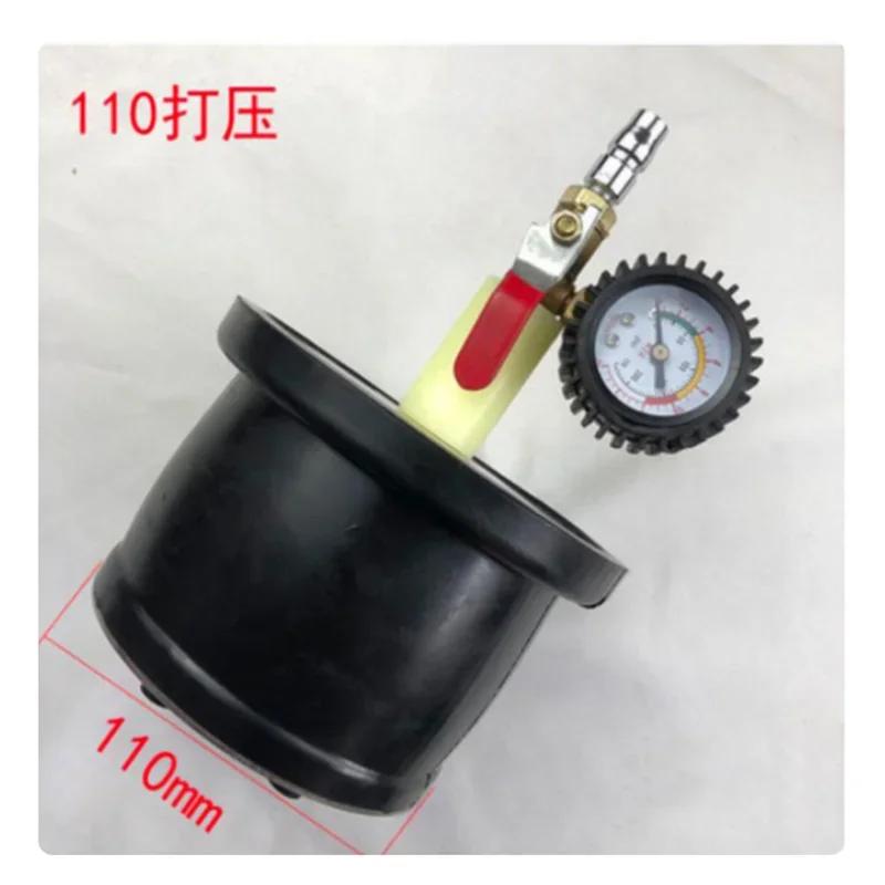 Трубка давления для проверки герметичности с резиновой заглушкой для автомобильного радиатора, инструмент для обнаружения утечек, ремонт охладителя 1 шт.