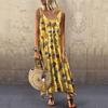 Элегантное женское летнее платье без рукавов, праздничный длинный бохо-кафтан, майка для пляжа