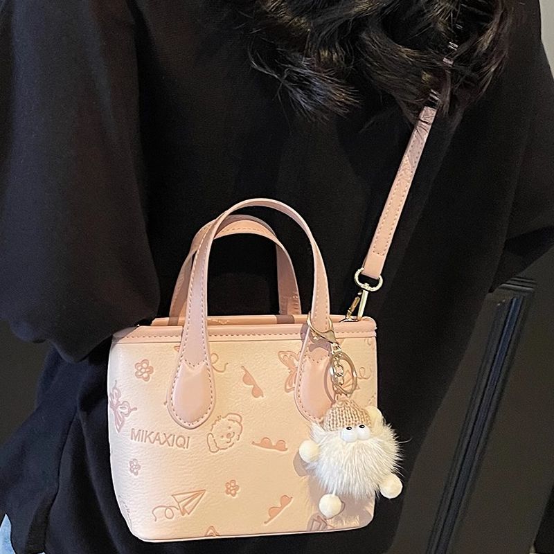 This Year's Popular Contrasting Small Bag Women's 2025 New Spring and Summer Crossbody Bag Super Hot Embossed Handbag Shoulder
