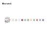 Japanese Stationery Adhesive Tape Round Stickers Label Colorful Dots Washi Tapes Masking Tape