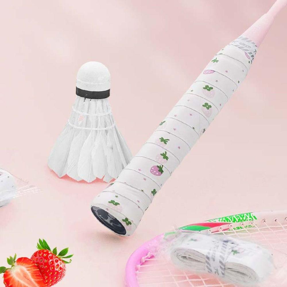 Non-Slip Badminton Grip Panda Flower Racket Grip Tape Badminton Sweatband  Fishing Rod